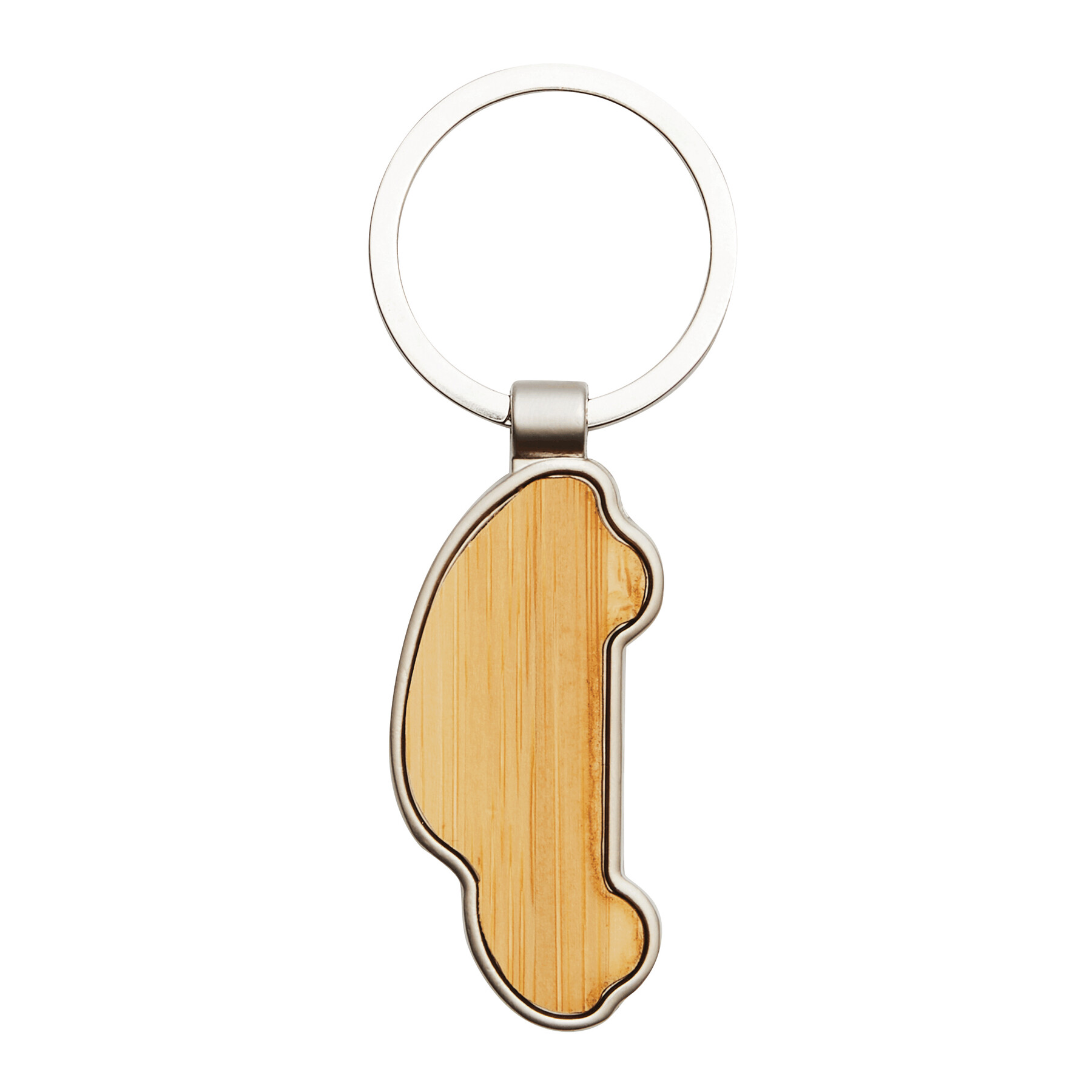 Schlüsselanhänger MY CAR, braun, silber