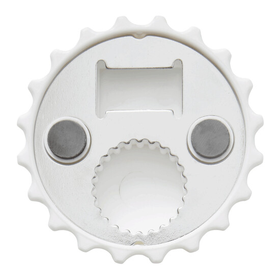 Flaschenöffner CROWNCAP, weiß