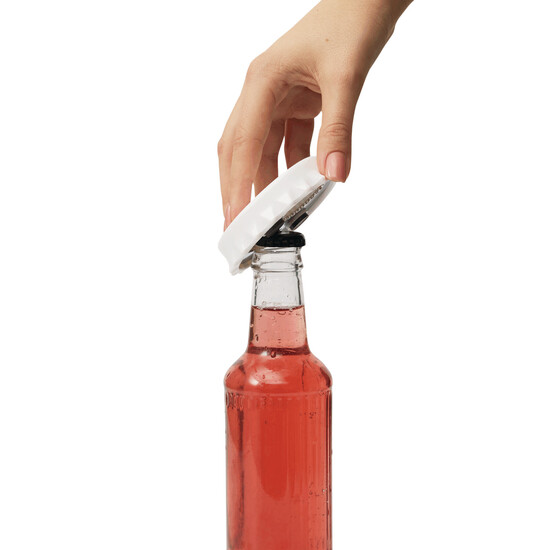 Flaschenöffner CROWNCAP, weiß