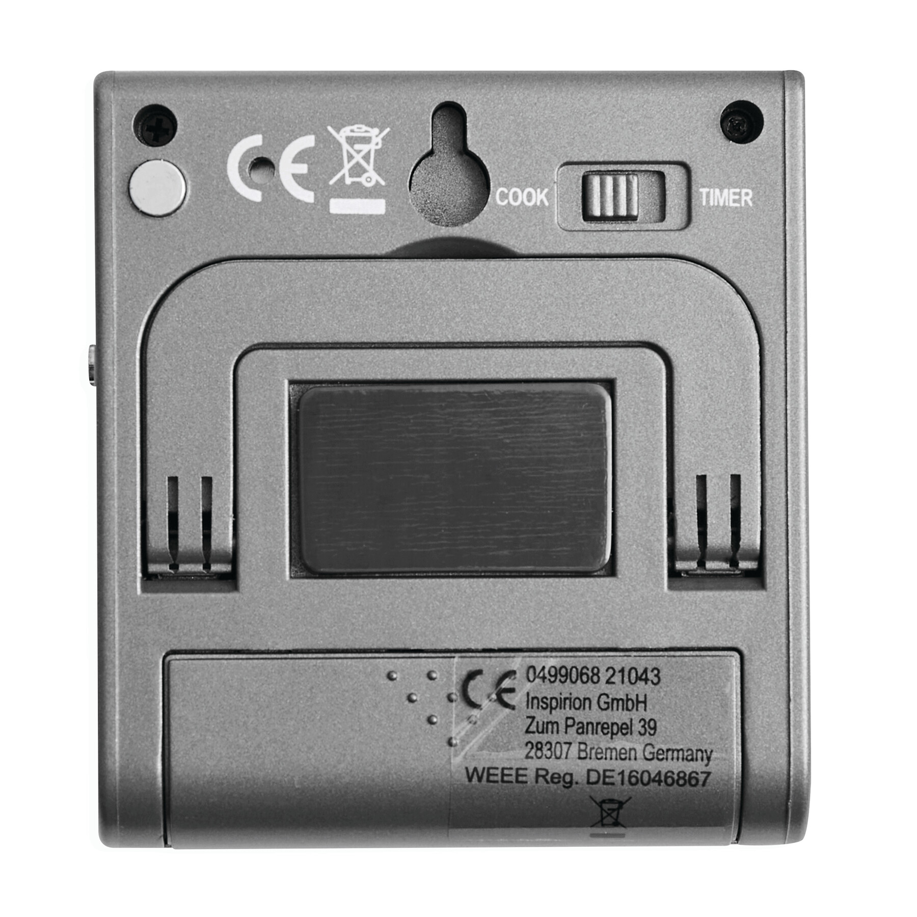 Kochthermometer GOURMET, grau, silber