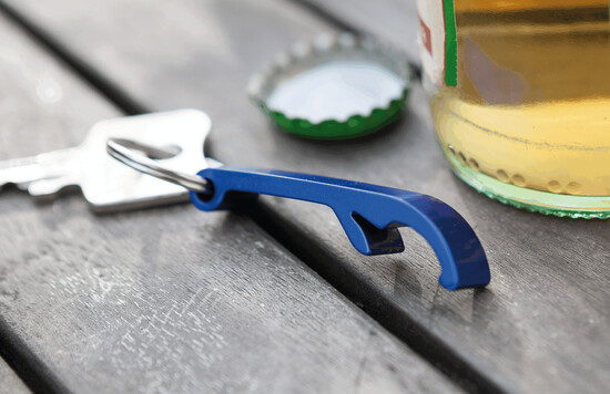 Schlüsselanhänger OPEN, blau