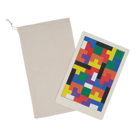 Holz-Puzzle BRAIN TWISTER, bunt