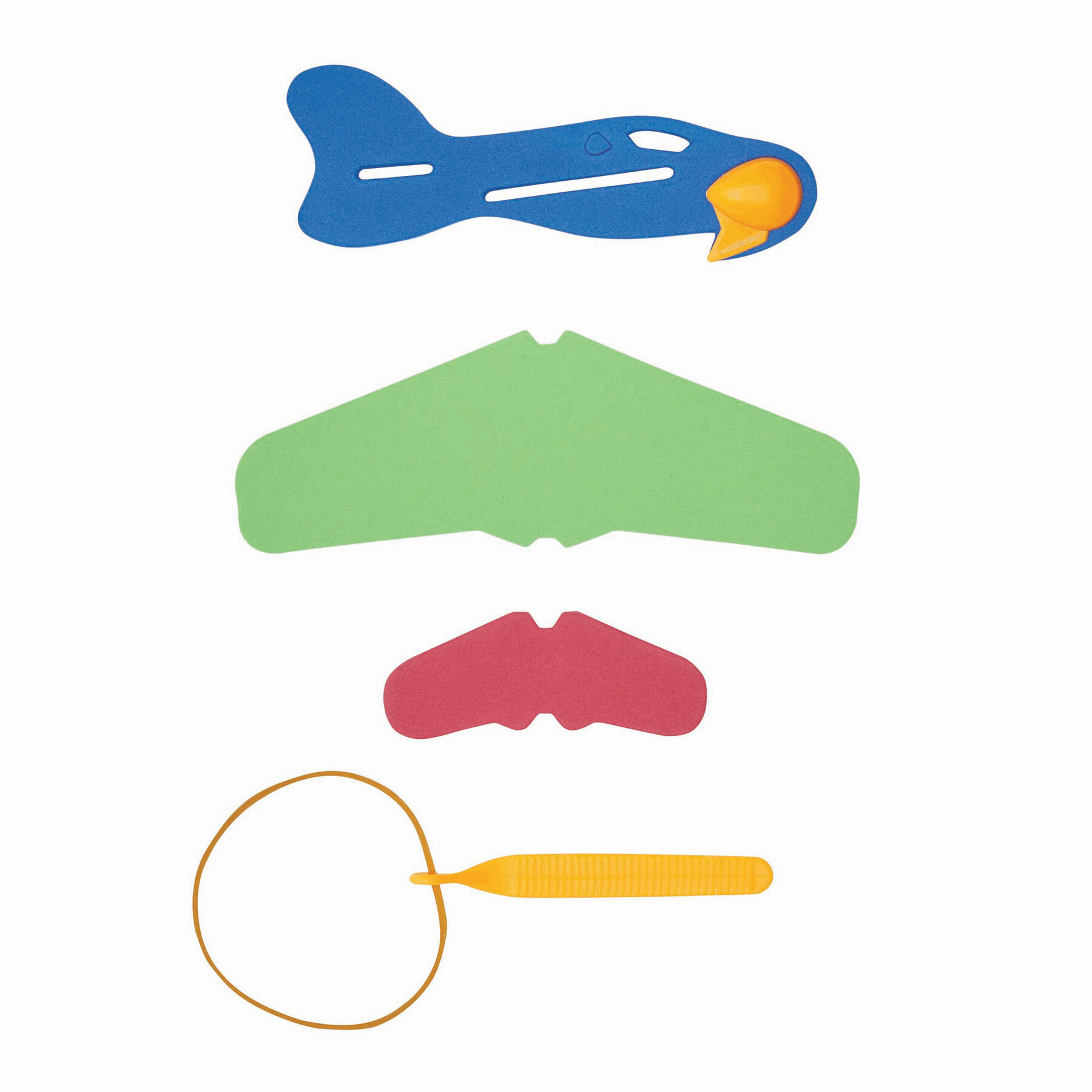 Flugzeug SKY HOPPER, blau, grün, rot