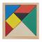 Holz-Puzzle TANGRAM BASE, bunt
