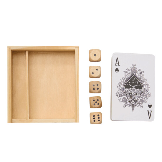 Spiele-Set EVERGAME, braun