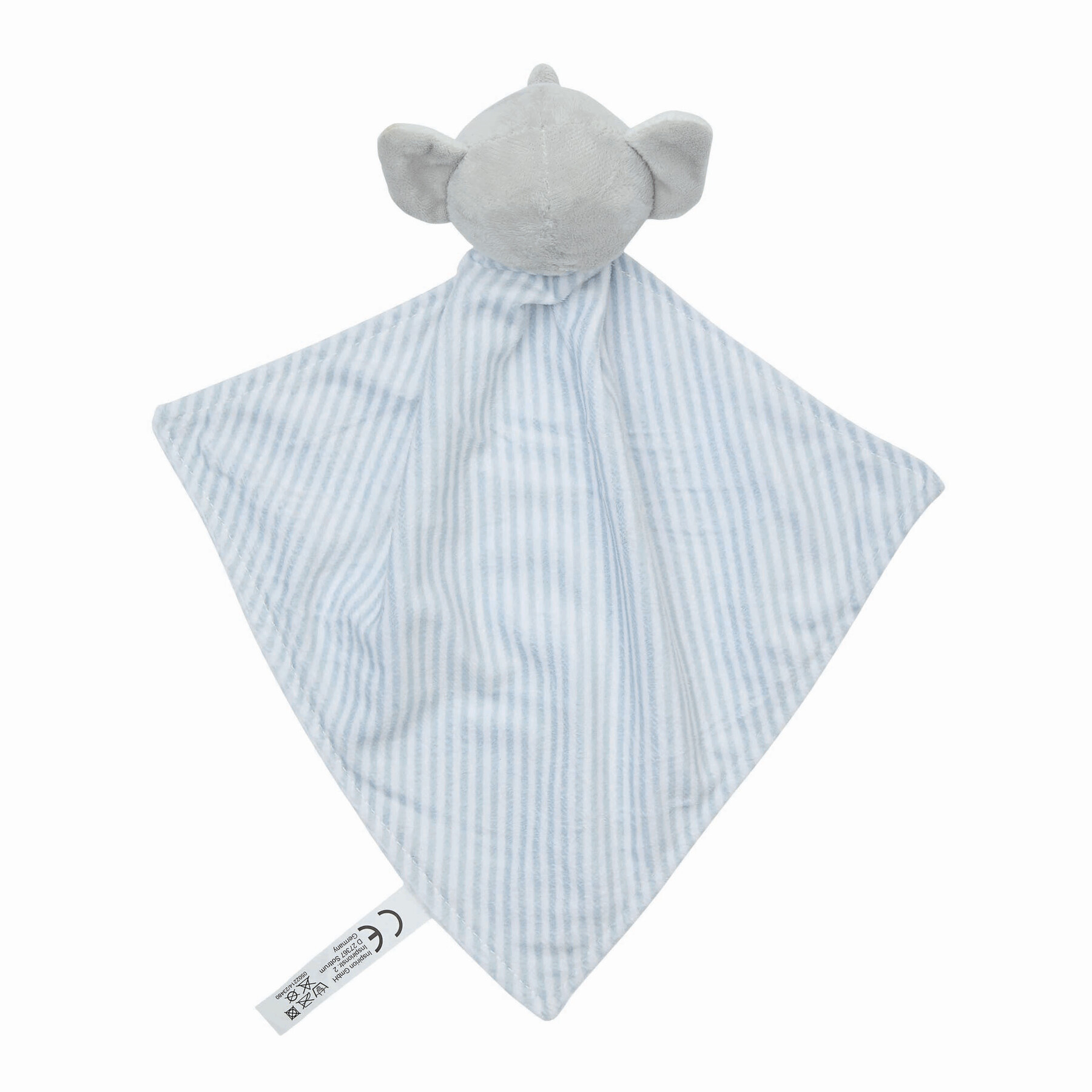 Schnuffel-Elefant DOMI, grau, weiß