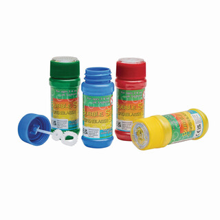 Seifenblasen AIR BUBBLE, 4 sortierte Farben, Preis pro Stück, blau, gelb, grün, rot