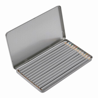 Lange Buntstifte SILVERSTAR, silber