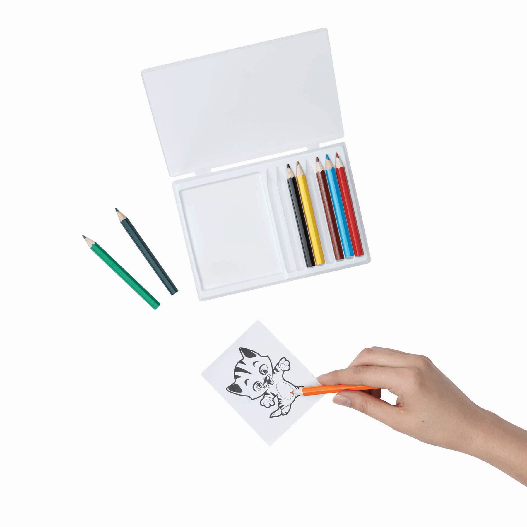 Malset CRAZY ANIMALS, farbig