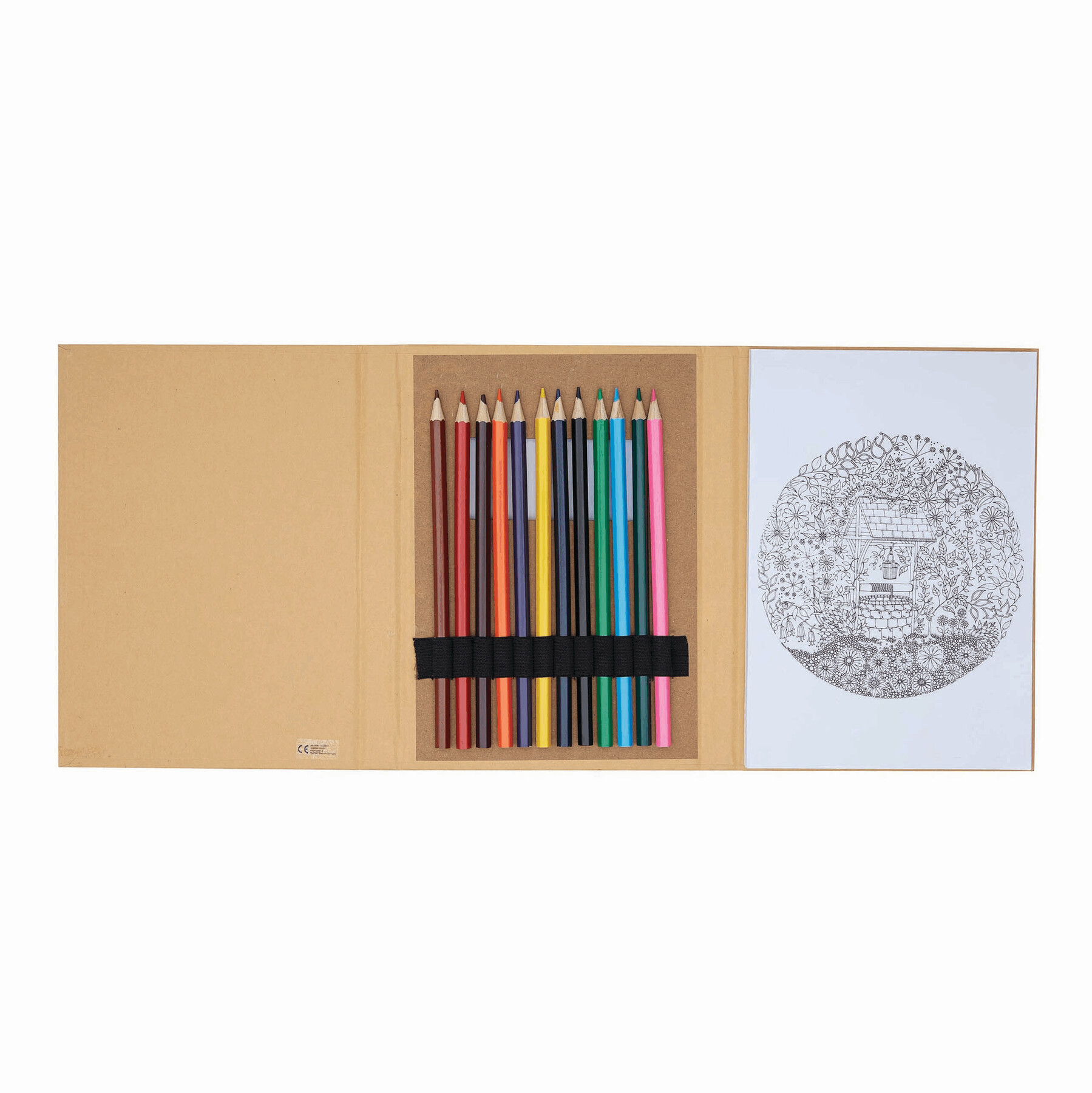 Malset COLOURFUL BOOK, braun