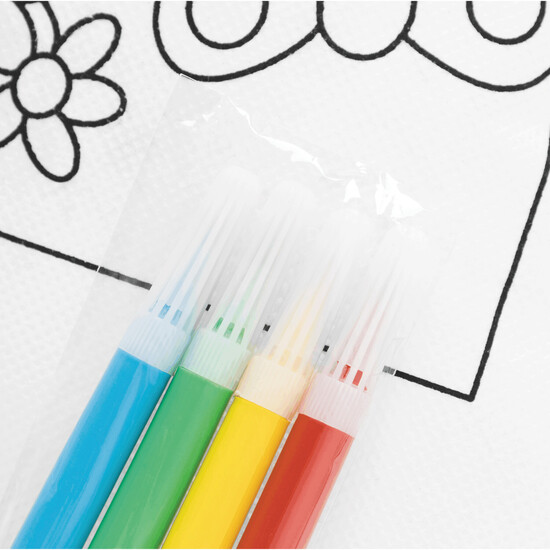 Turnbeutel zum Bemalen COLOURFUL HOBBY, weiß