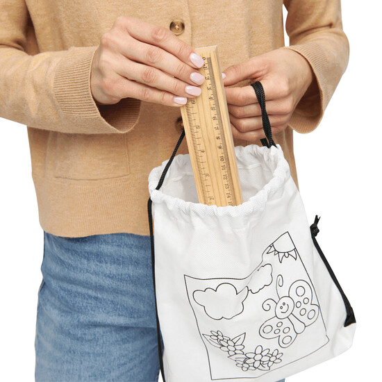 Turnbeutel zum Bemalen COLOURFUL HOBBY, weiß