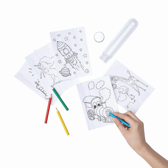 Malset TUBY, silber, transparent