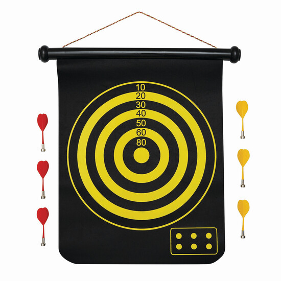 Magnetisches Dartspiel RAYMOND, schwarz
