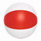 Aufblasbarer Strandball ATLANTIC, rot, weiß