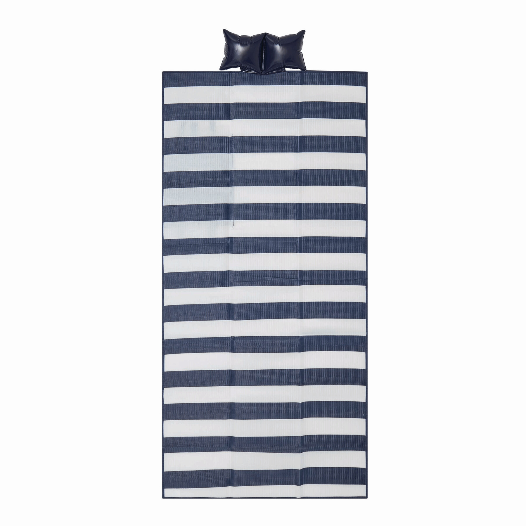 Maritime Strandmatte MARINA, blau, weiß
