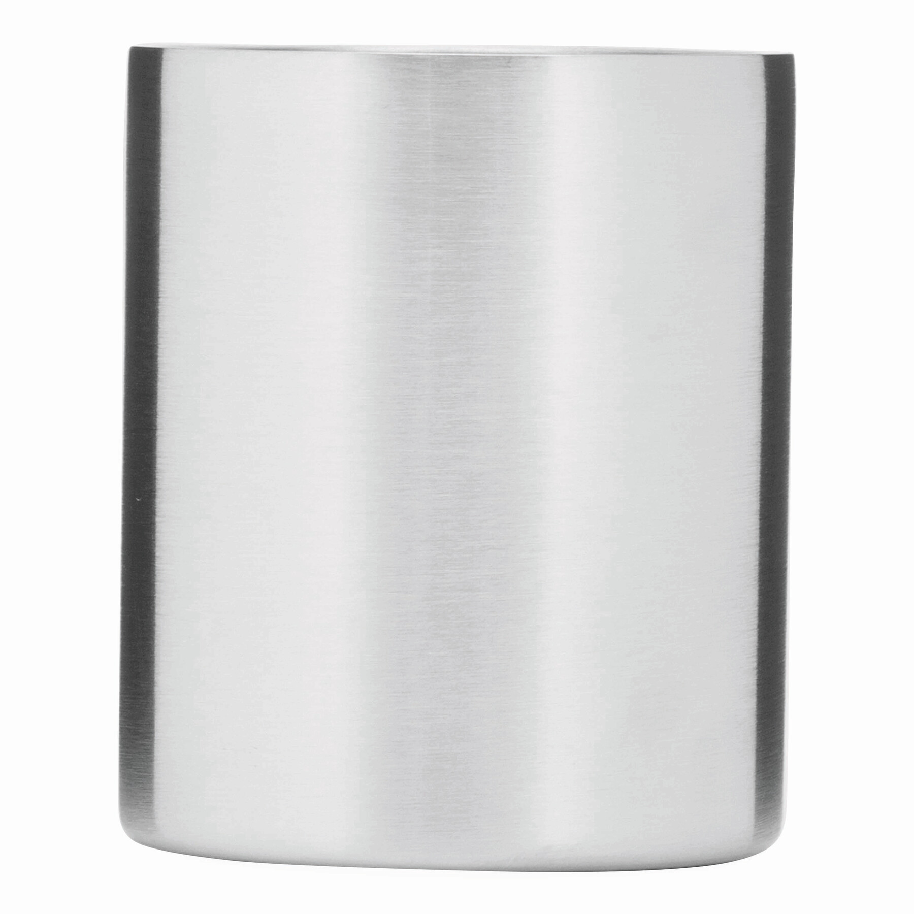 Edelstahl Becher HIKING DAY, schwarz, silber