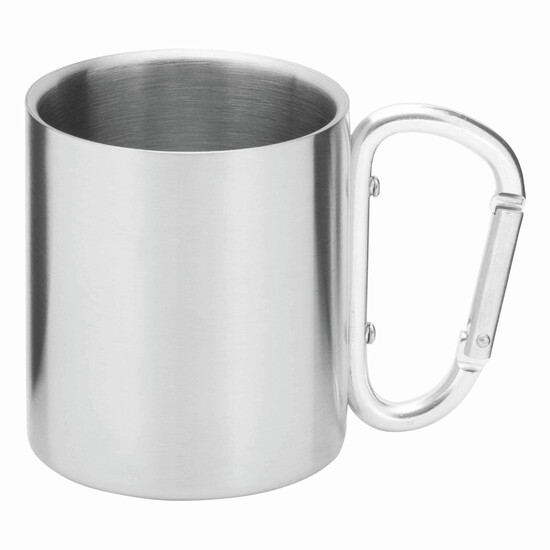 Edelstahl Becher HIKING DAY, silber