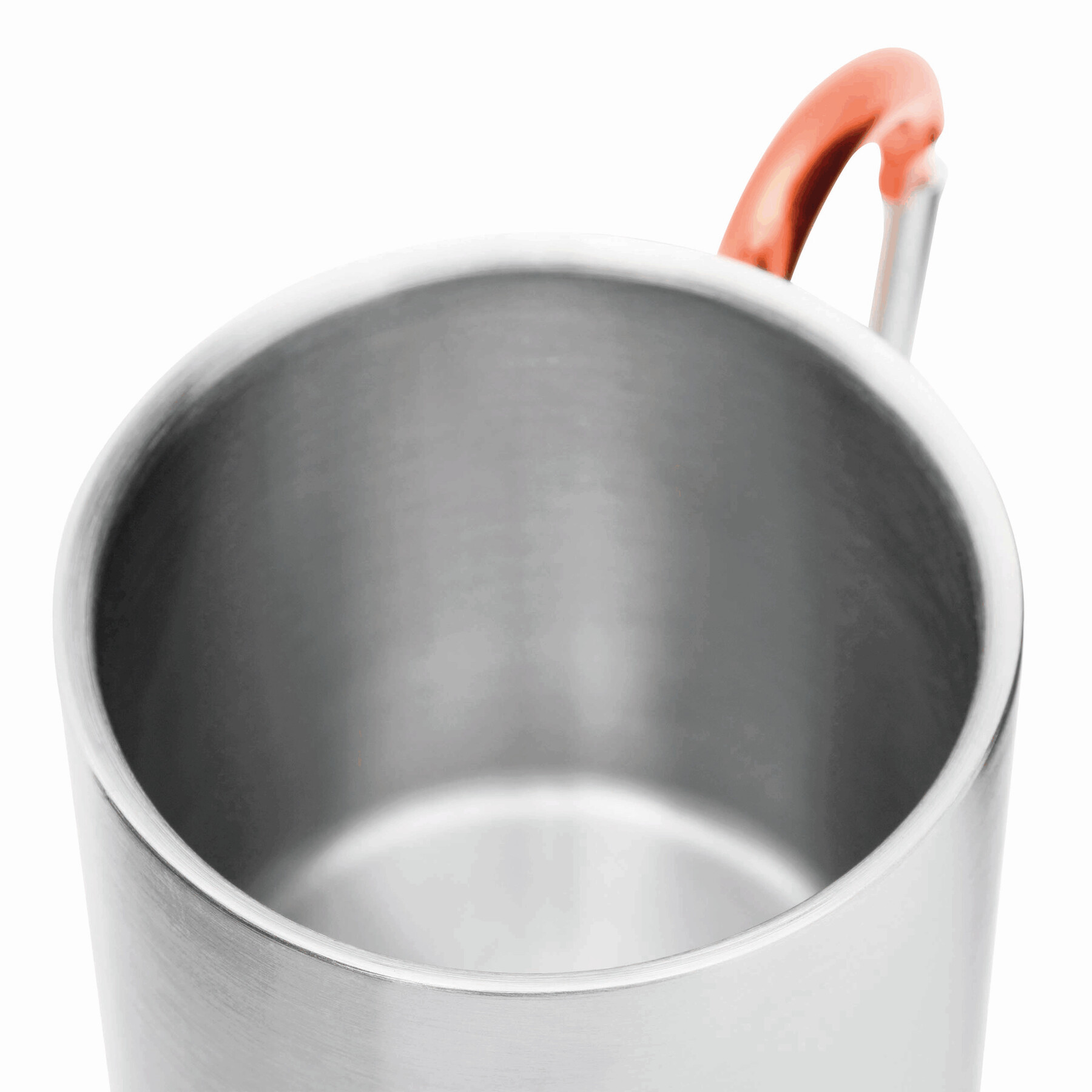 Edelstahl Becher HIKING DAY, orange, silber