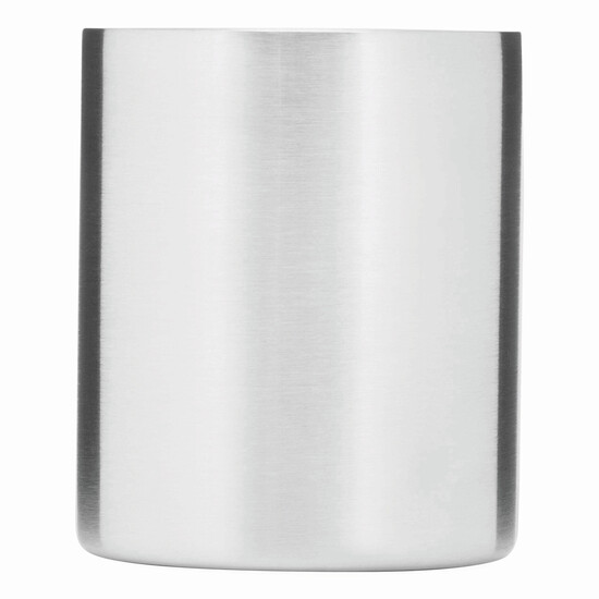 Edelstahl Becher HIKING DAY, orange, silber