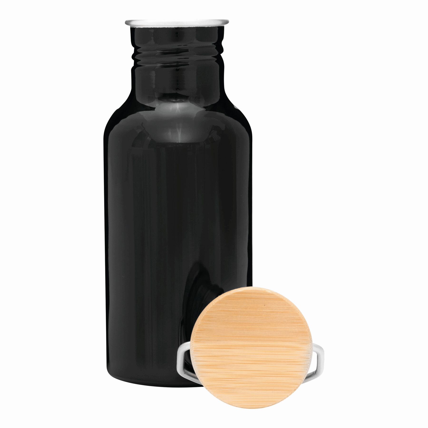 Aluminium Trinkflasche ECO TRANSIT, schwarz