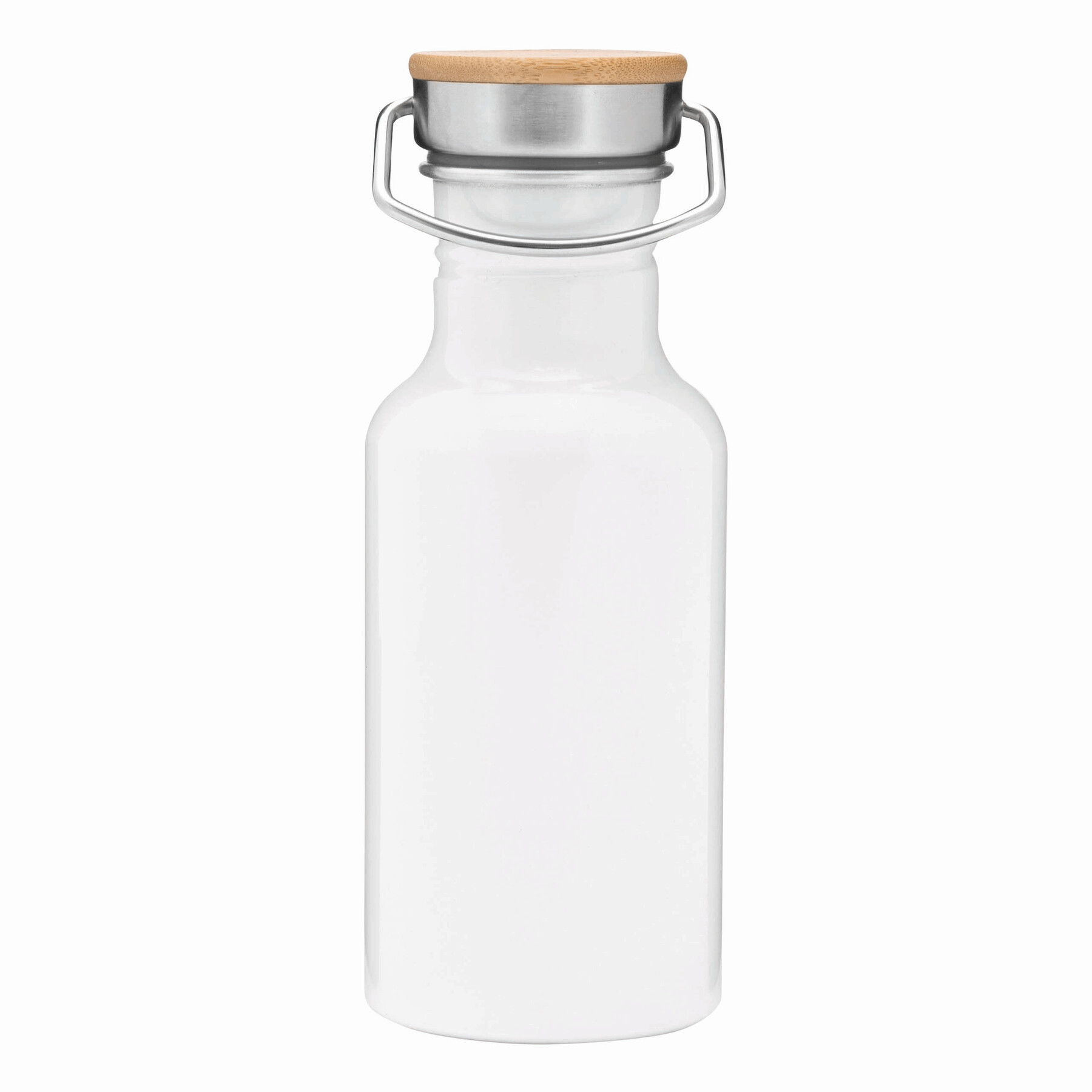 Aluminium Trinkflasche ECO TRANSIT, weiß