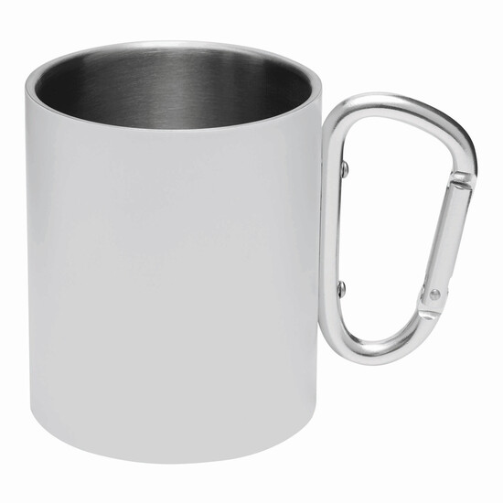 Edelstahl Becher DEEP VALLEY, weiß