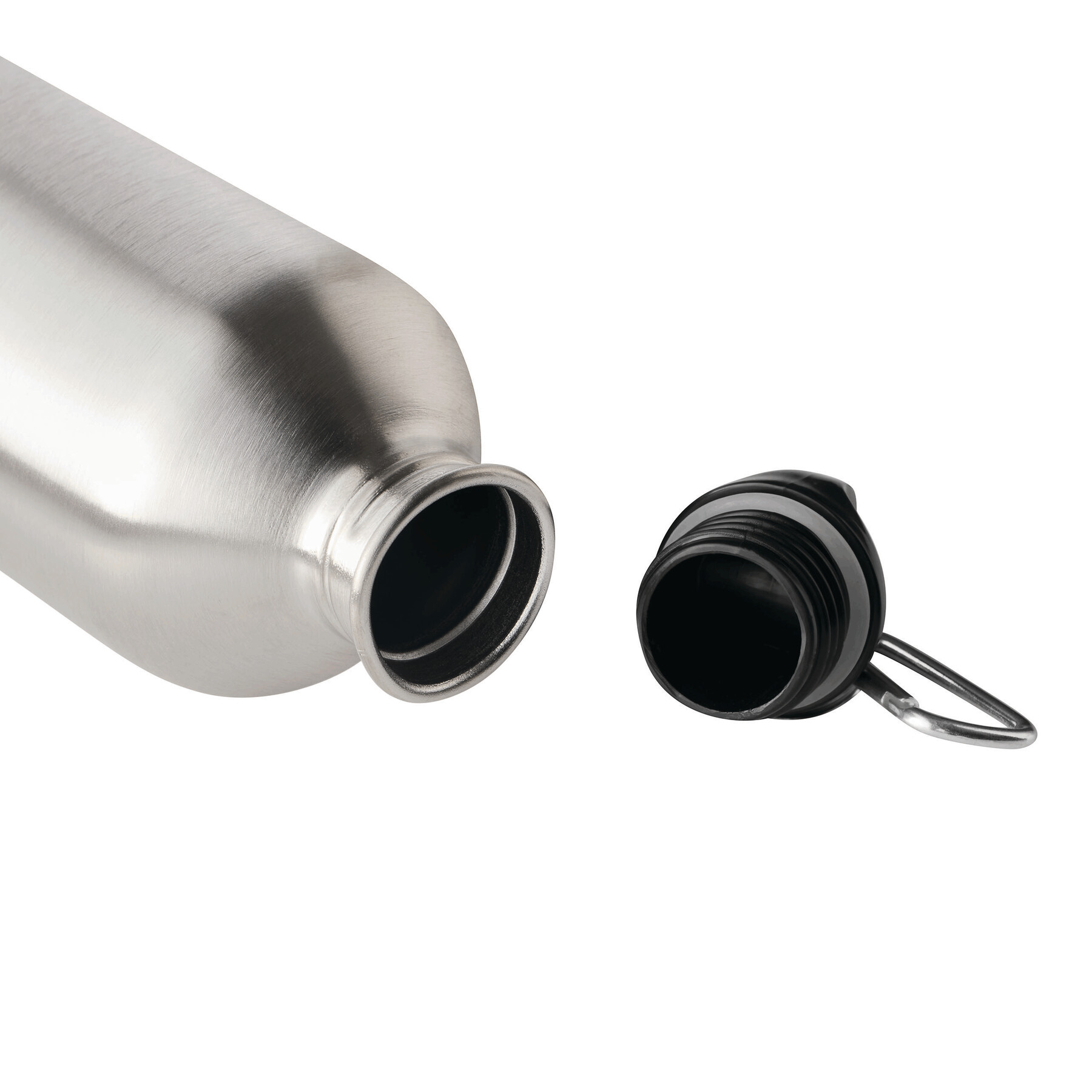 Trinkflasche STEELTRANSIT, silber