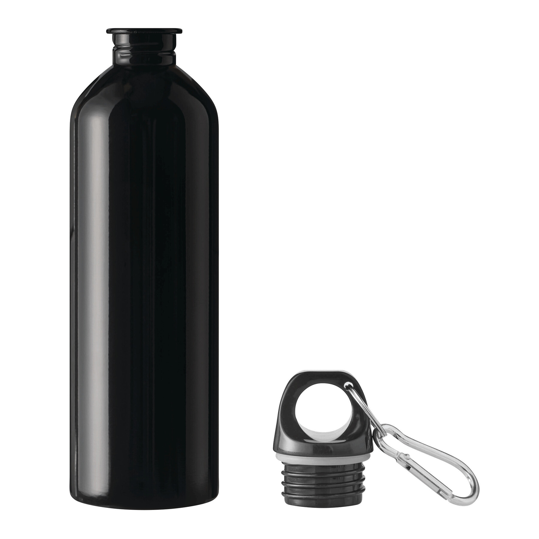 Trinkflasche STEELTRANSIT, schwarz