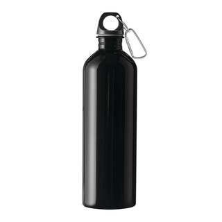 Trinkflasche STEELTRANSIT, schwarz