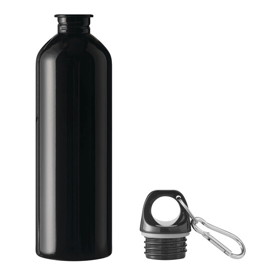 Trinkflasche STEELTRANSIT, schwarz