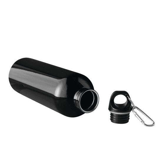 Trinkflasche STEELTRANSIT, schwarz