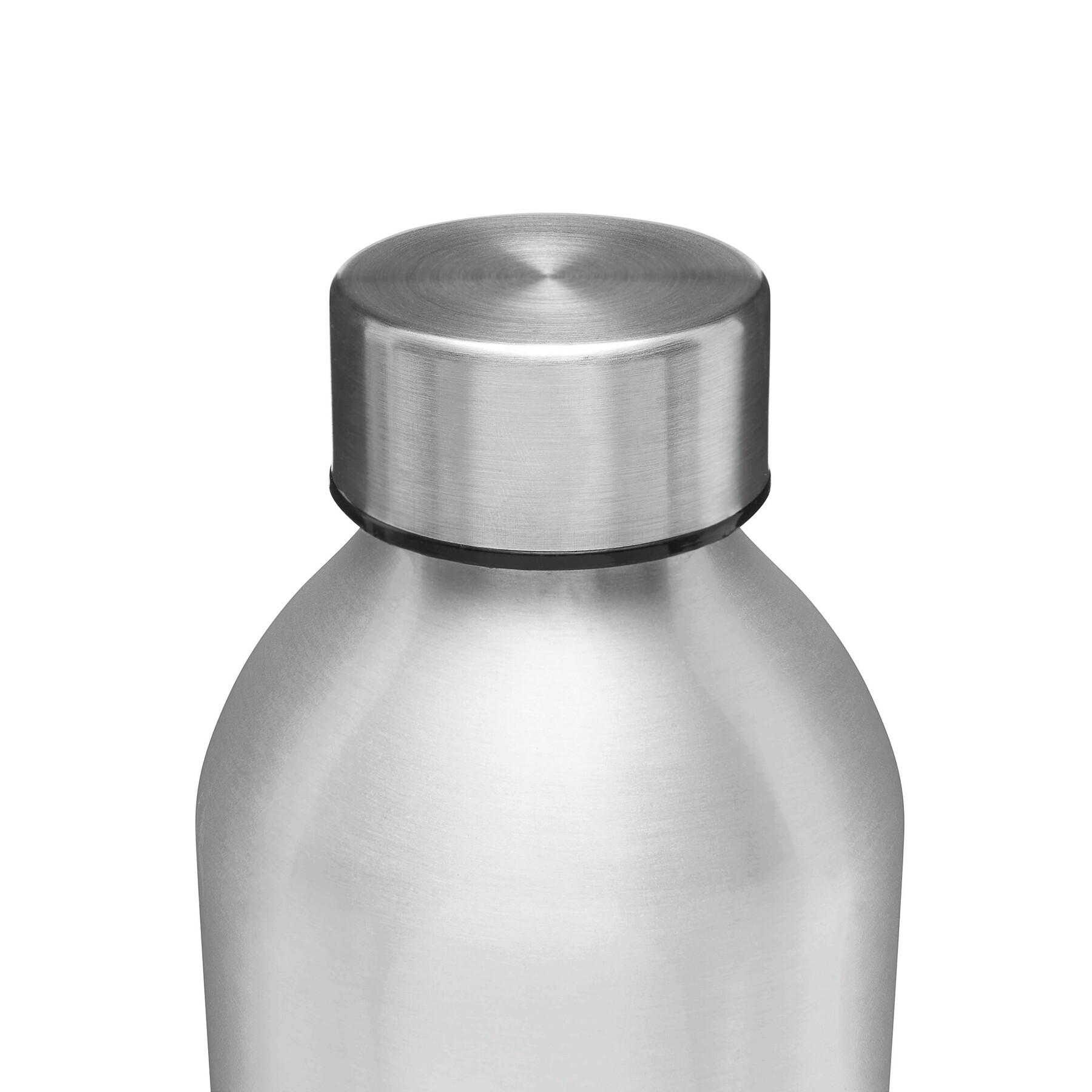 Aluminium-Trinkflasche JUMBO TRANSIT, silber