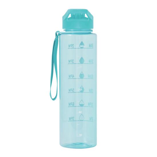 Sport-Trinkflasche AQUA LEVEL, hellblau