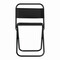 Camping-Klappstuhl TAKEOUT, schwarz