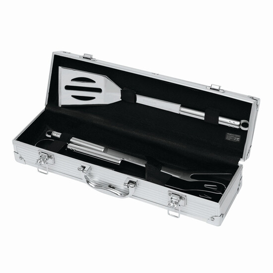 Edelstahl-Grillbesteck ROAST, silber