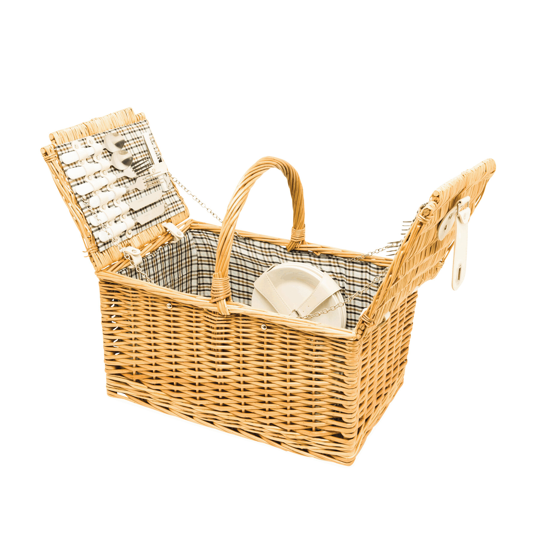 Weiden-Picknickkorb STANLEY PARK, braun