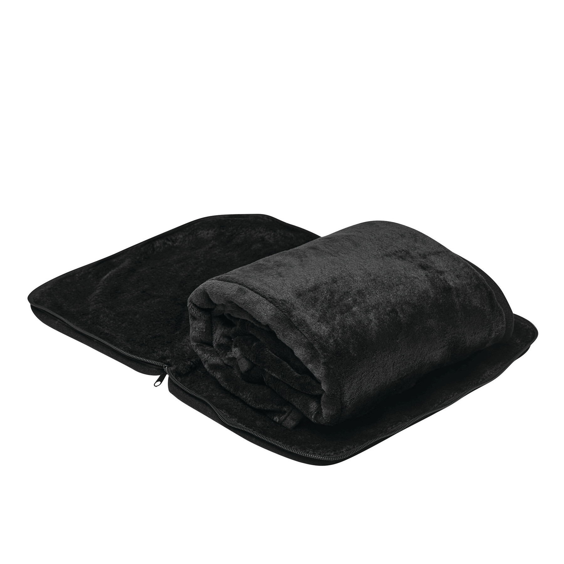 Reisedecke PURENAP, schwarz