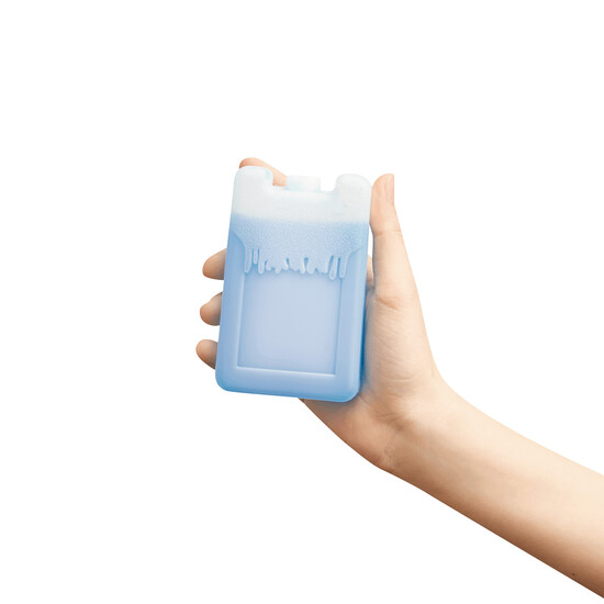 Kühlakku FREEZE, blau, transparent