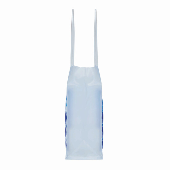 Kühltasche ICE CUBE, blau, transparent
