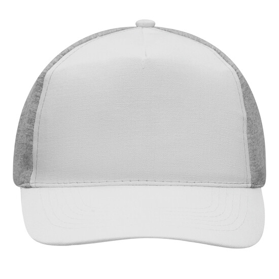5-Panel-Baseball-Cap UP TO DATE, grau, weiß