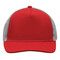5-Panel-Baseball-Cap UP TO DATE, grau, rot