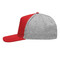 5-Panel-Baseball-Cap UP TO DATE, grau, rot