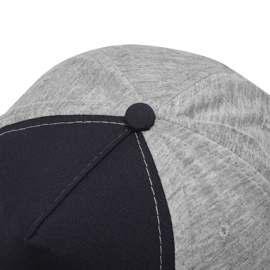 5-Panel-Baseball-Cap UP TO DATE, dunkelblau, grau