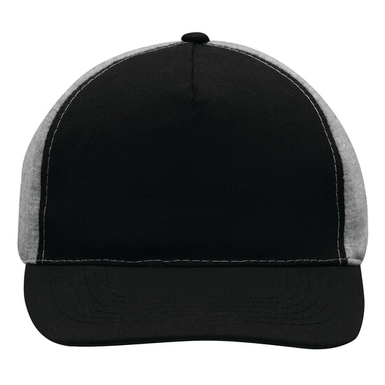 5-Panel-Baseball-Cap UP TO DATE, grau, schwarz