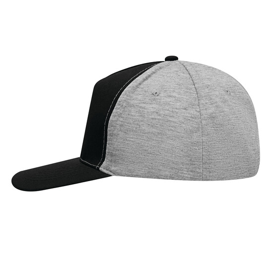 5-Panel-Baseball-Cap UP TO DATE, grau, schwarz