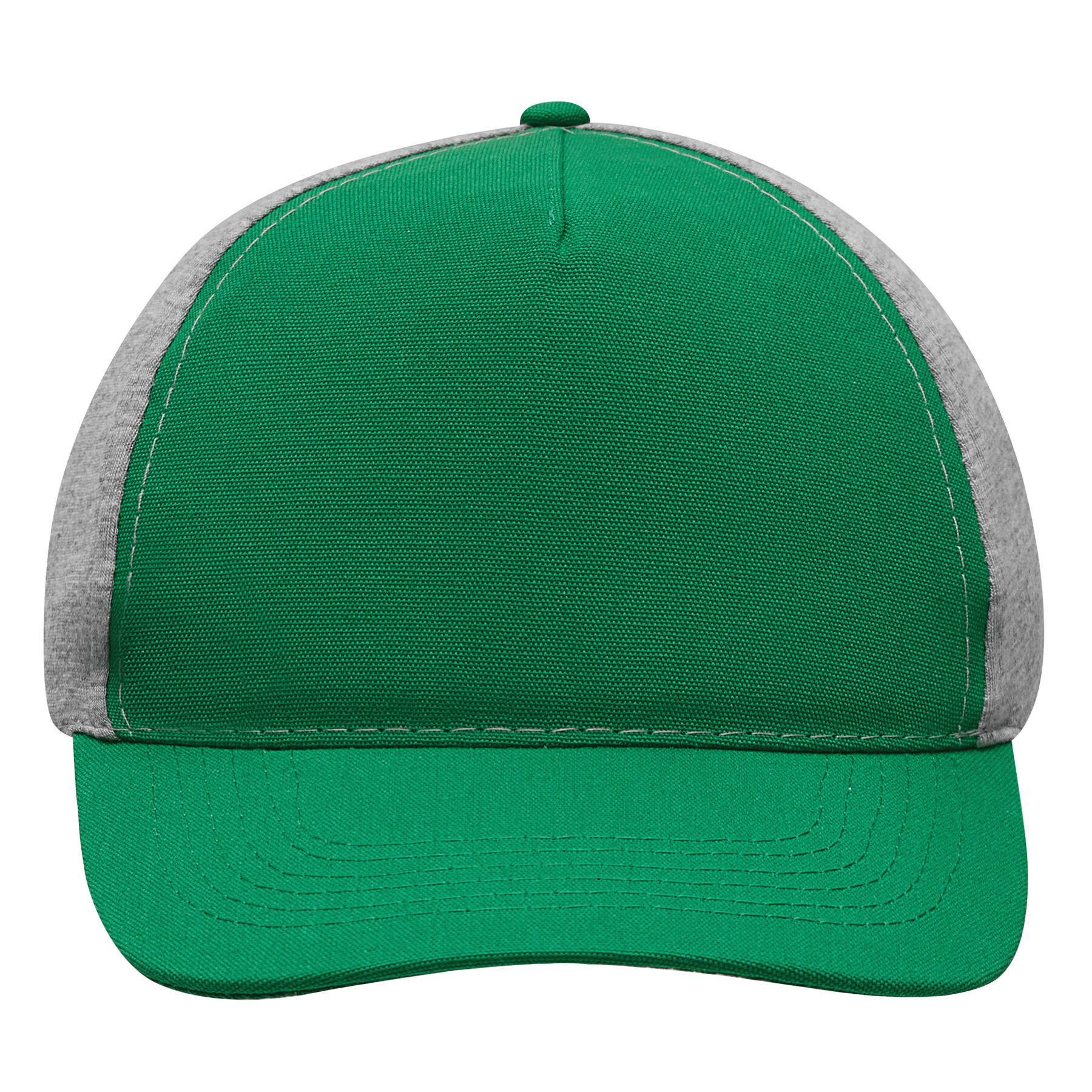 5-Panel-Baseball-Cap UP TO DATE, dunkelgrün, grau