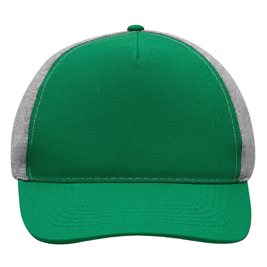 5-Panel-Baseball-Cap UP TO DATE, dunkelgrün, grau