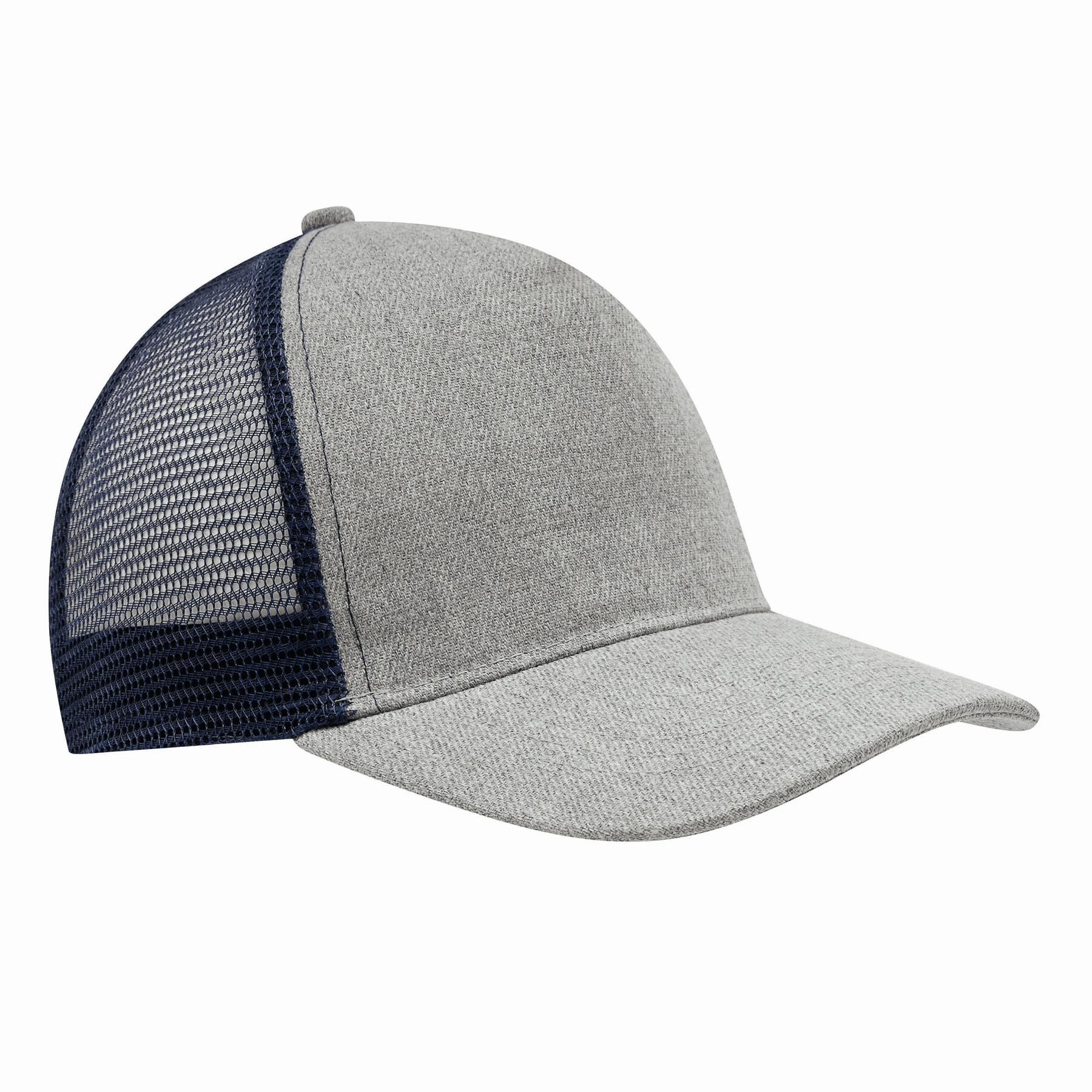 5-Panel-Cap CASUAL FIT, blau, grau