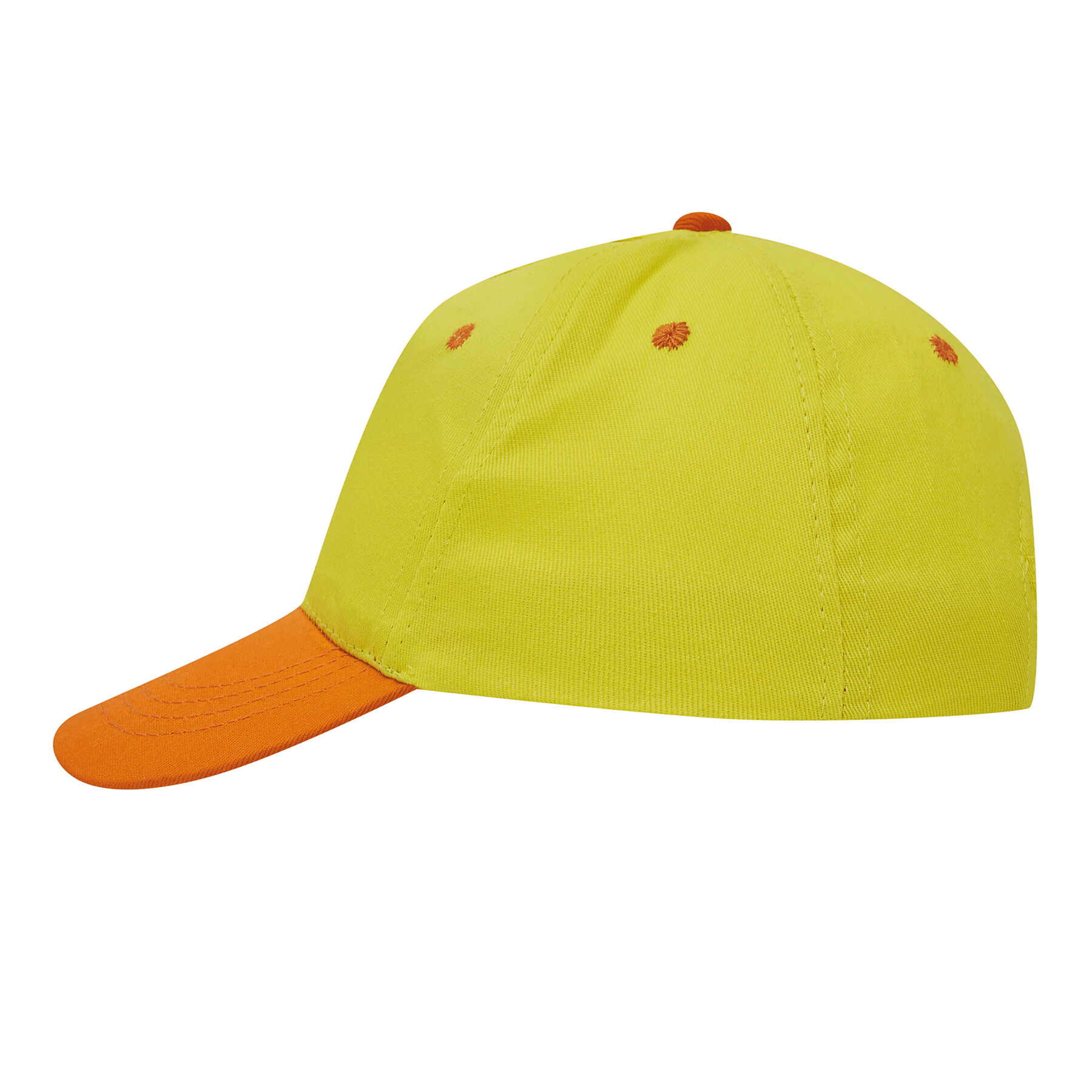 5-Panel-Cap für Kinder CALIMERO, gelb, orange
